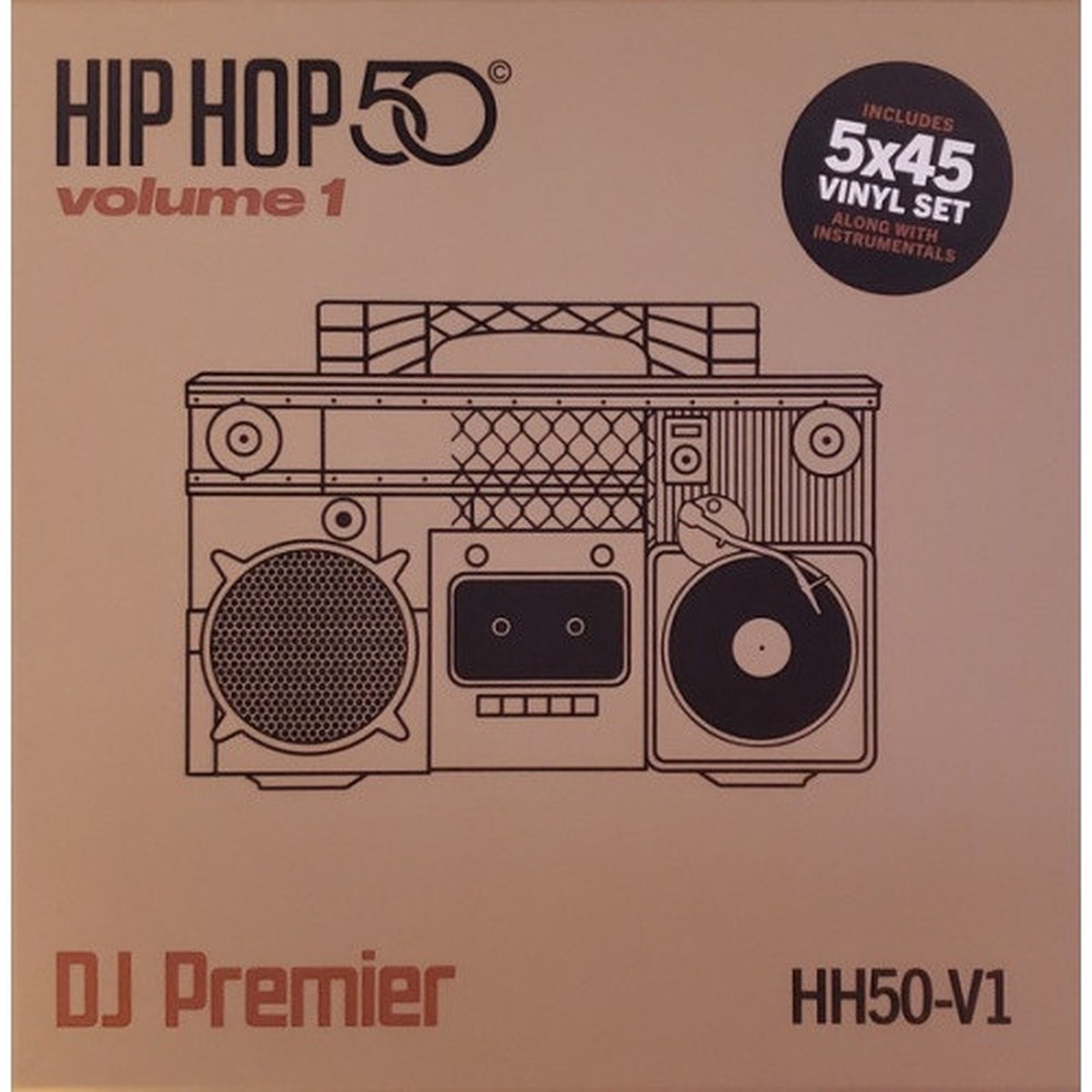 DJ Premier – Hip Hop 50: Vol. 1 – 5x 7″ Vinyl