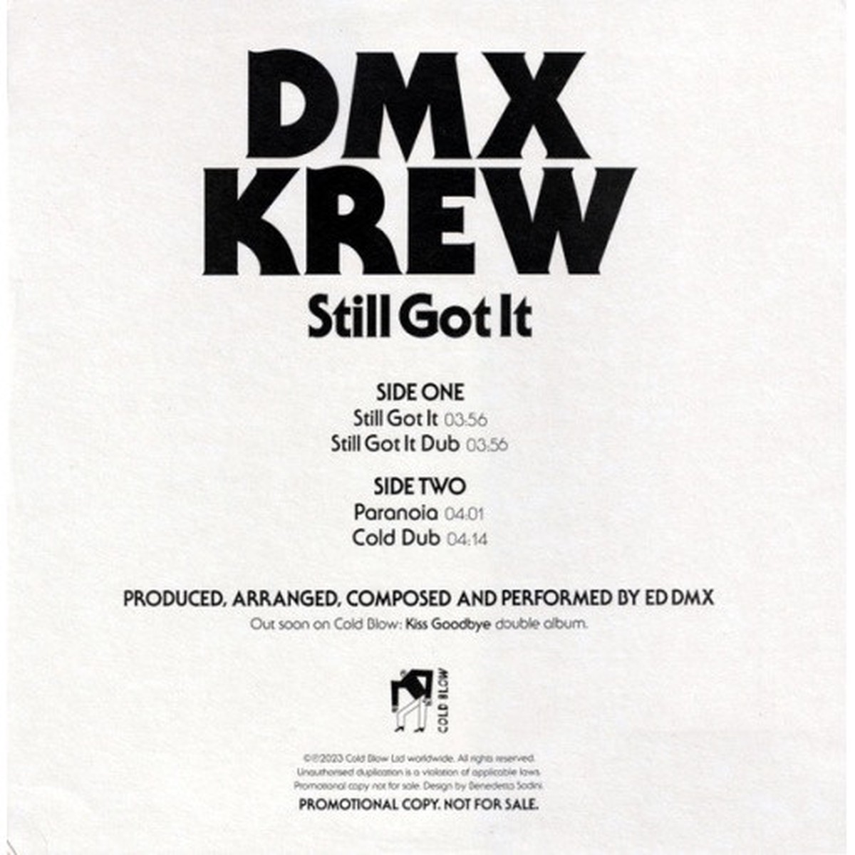DMX Krew – Still Got It – 12″ Vinyl