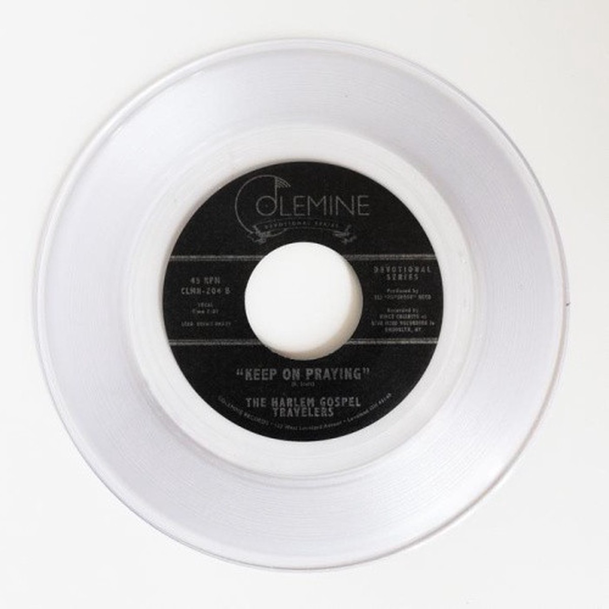 The Harlem Gospel Travelers – Fight On! – 7″ Clear Vinyl