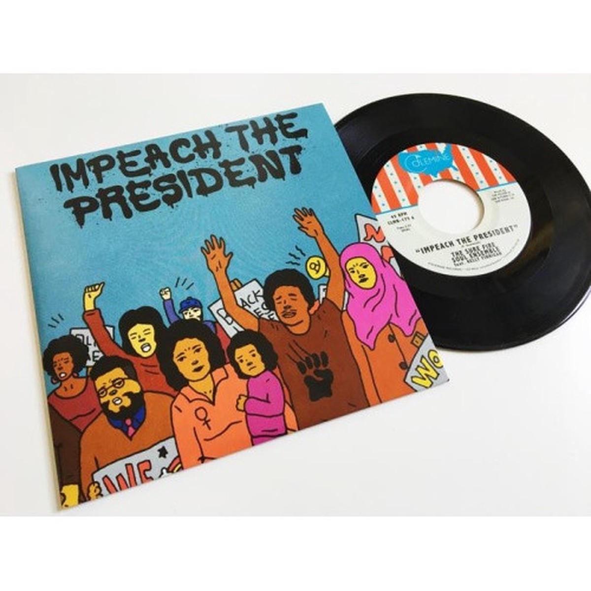 The Sure Fire Soul Ensemble – Impeach The President – 7″ Vinyl