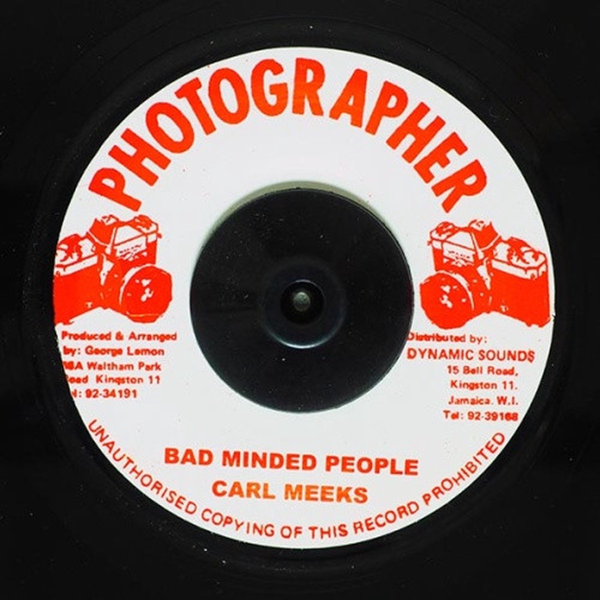 Carl Meeks – Bad Minded People – 7″ Vinyl