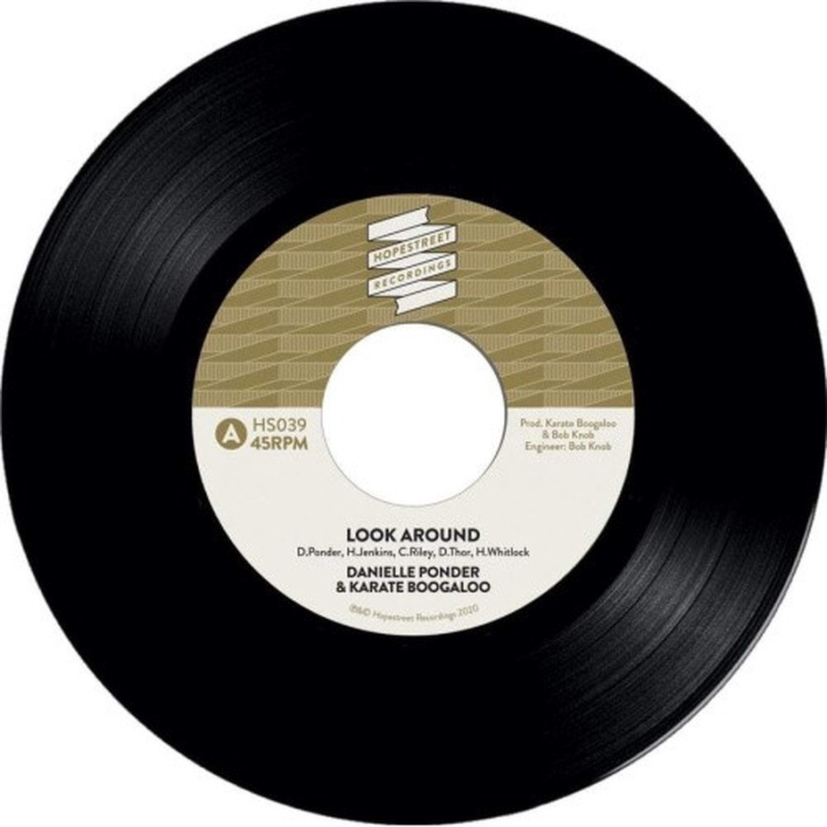 Danielle Ponder & Karate Boogaloo – Look Around – 7″ Vinyl