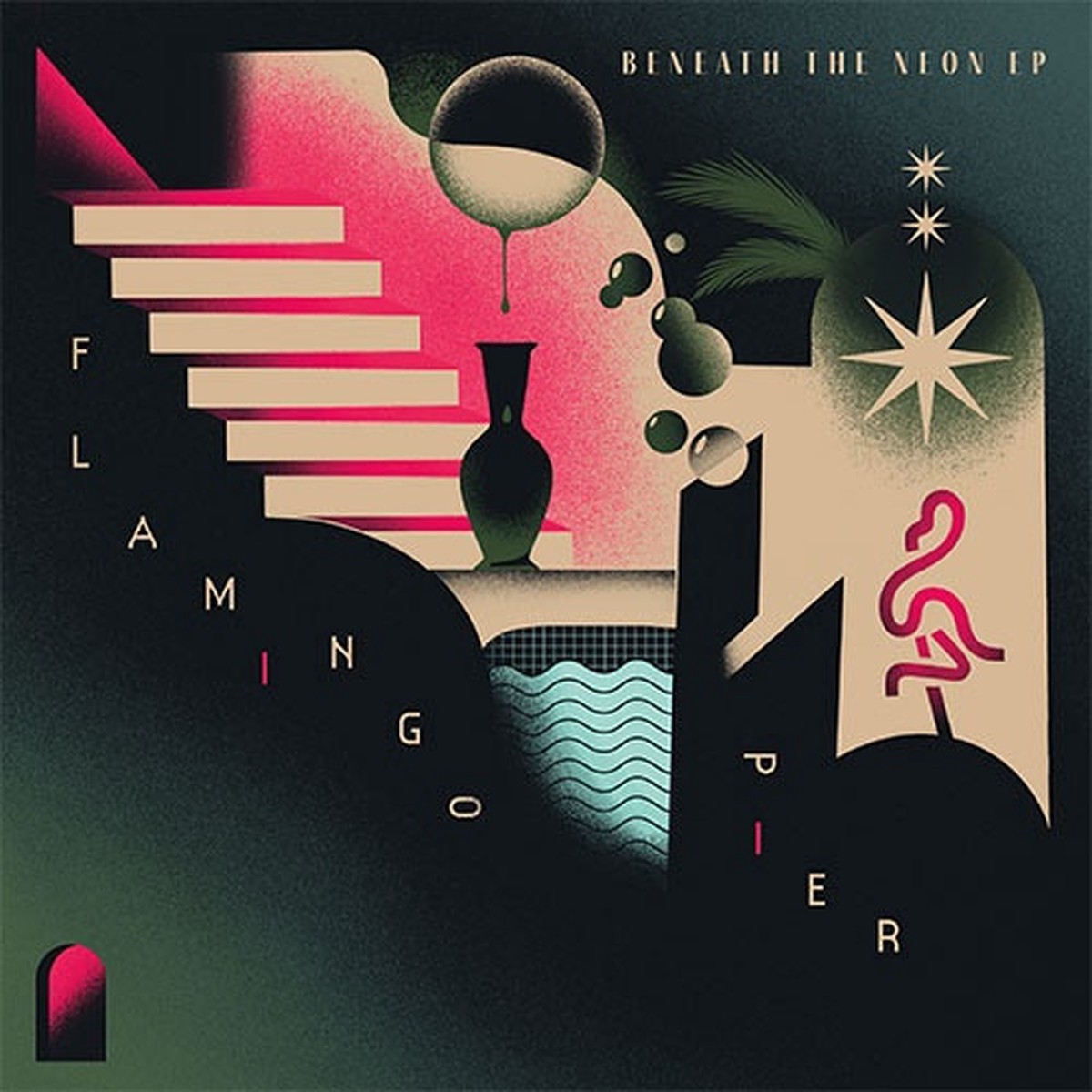 Flamingo Pier – Beneath The Neon Ep – 12″ Vinyl
