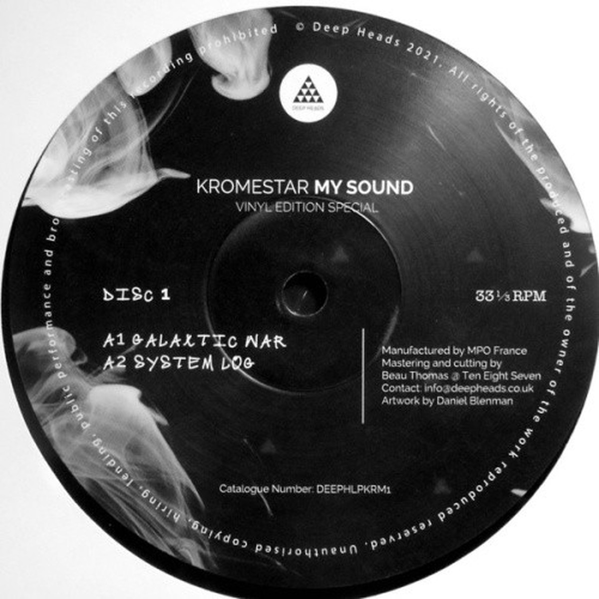 Kromestar – My Sound Disc 1 – 12″ Vinyl