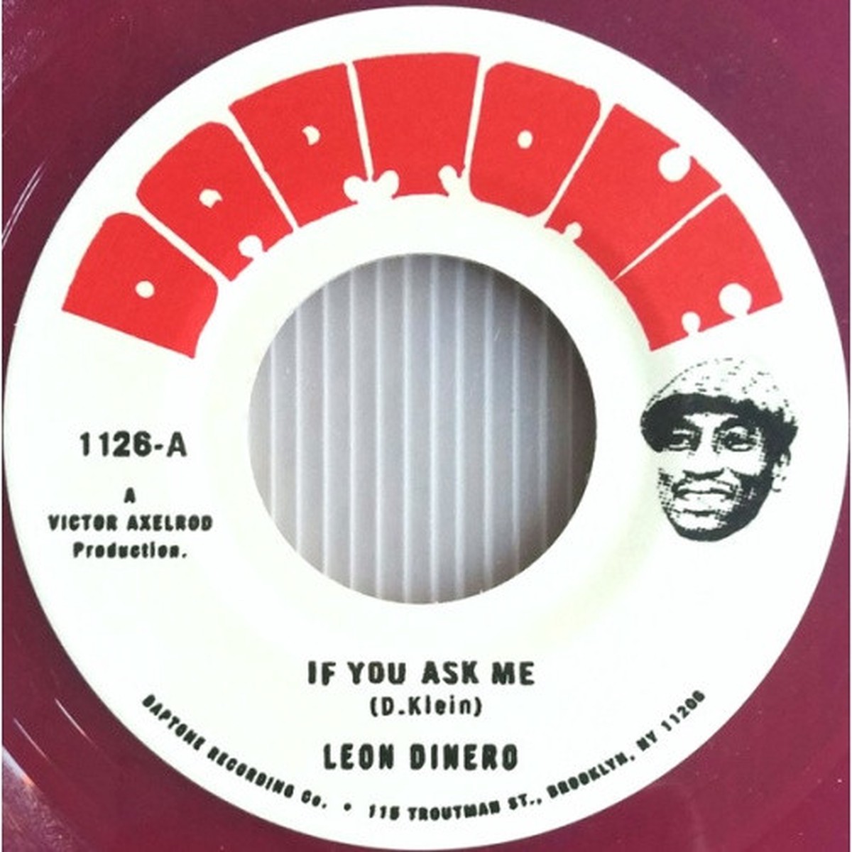 Leon Dinero – If You Ask Me – 7″ Colored Vinyl