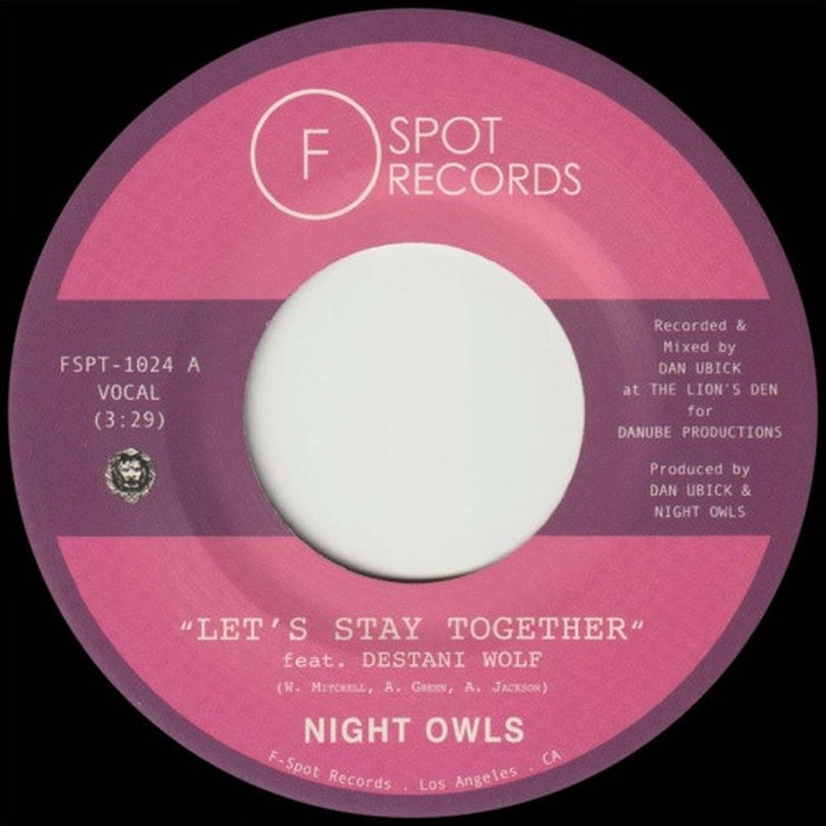 Night Owls – Let’s Stay Together – 7″ Vinyl