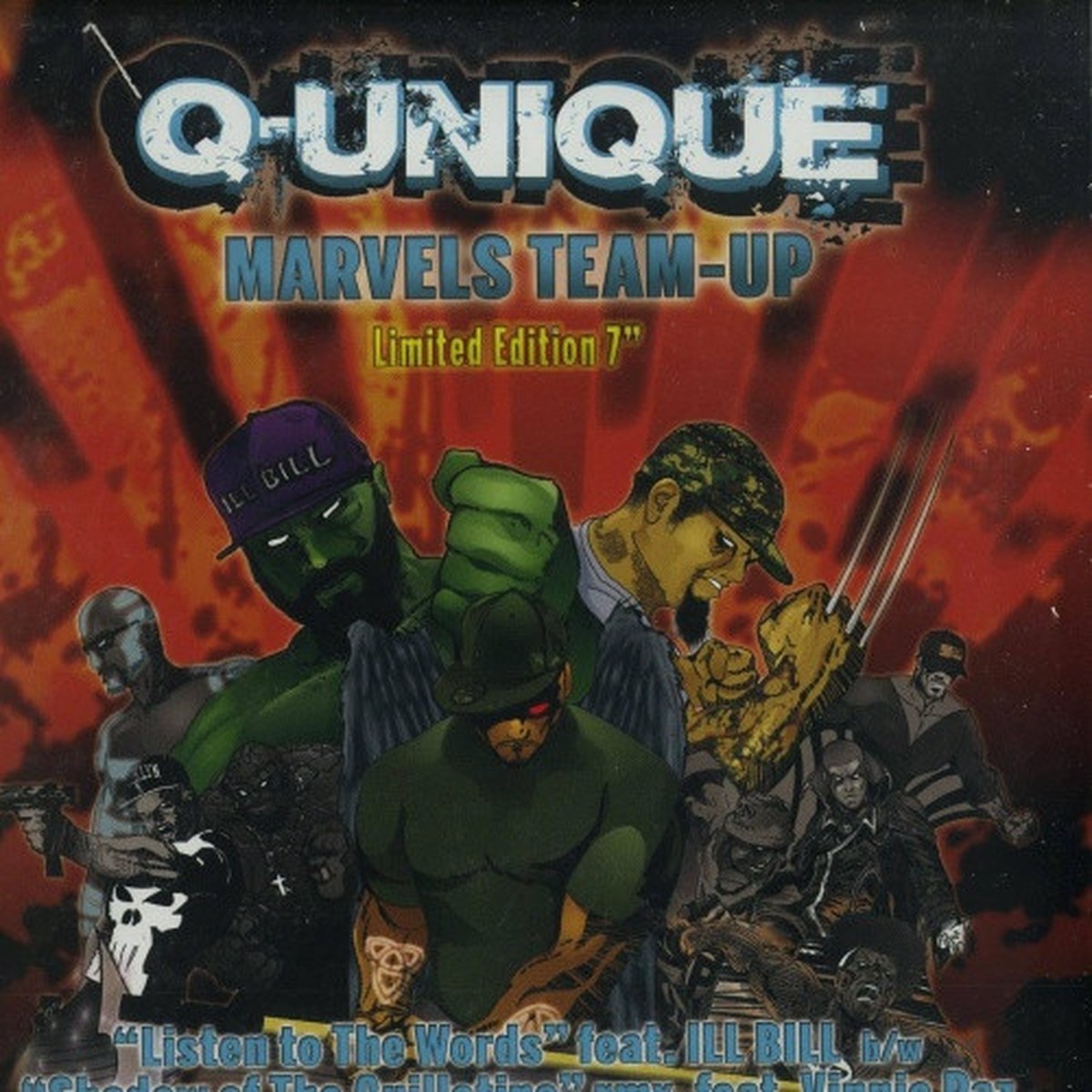 Q-Unique – Marvels Team-Up – 7″ Colored Vinyl