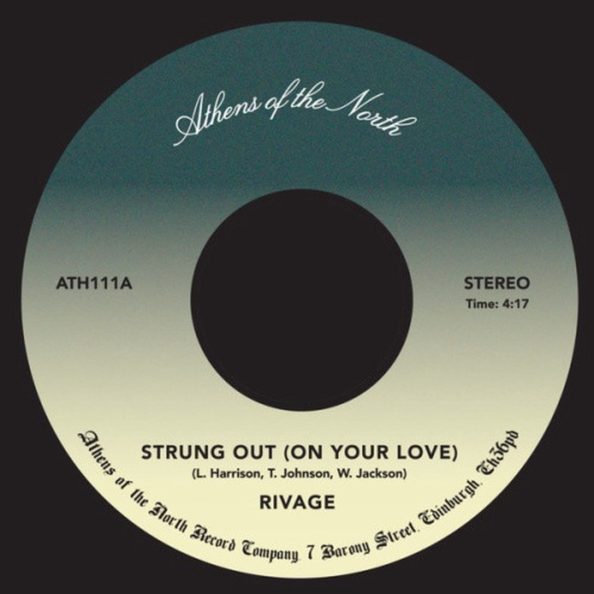 Rivage – Strung Out (On Your Love) – 7″ Vinyl
