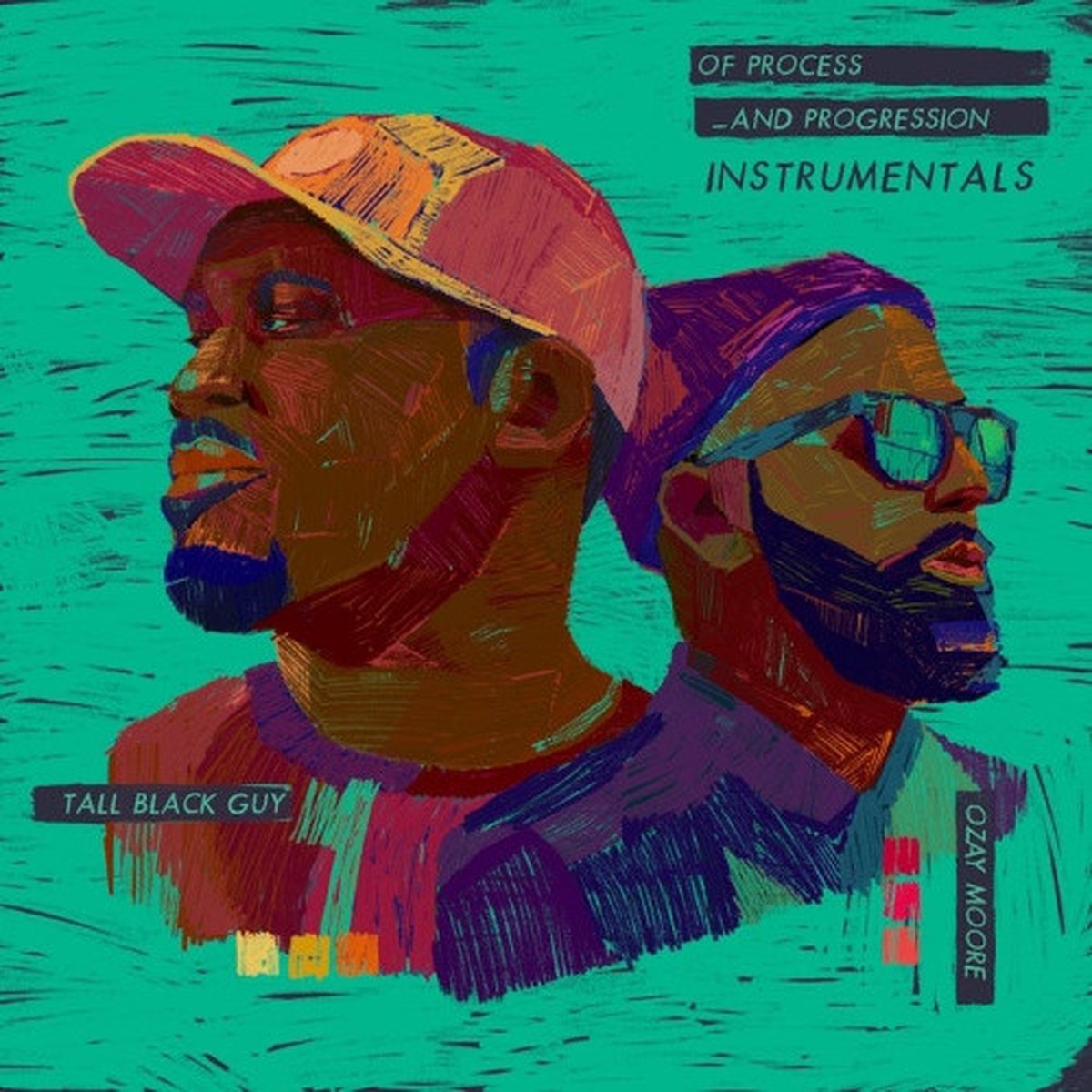 Tall Black Guy & Ozay Moore – Of Process And Progression (Instrumentals) – LP Vinyl