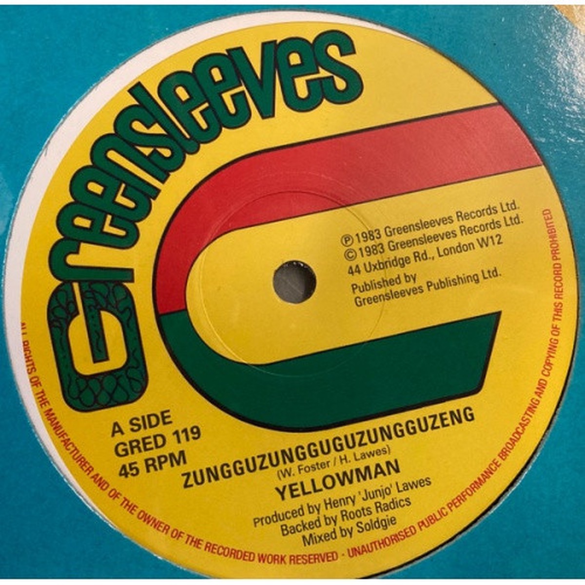 Yellowman – Zungguzungguguzung – 12″ Vinyl