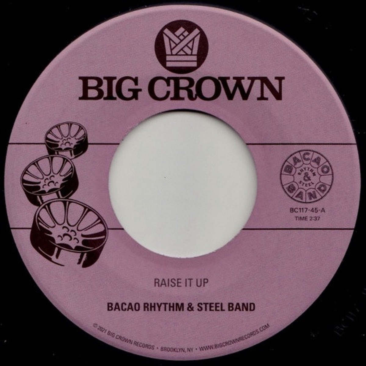 Bacao Rhythm & Steel Band – Raise It Up / Space – 7″ Vinyl
