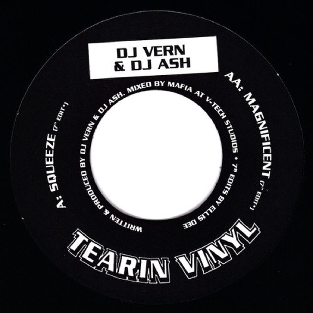 DJ Vern & DJ Ash – Squeeze / Magnificent – 7″ Vinyl