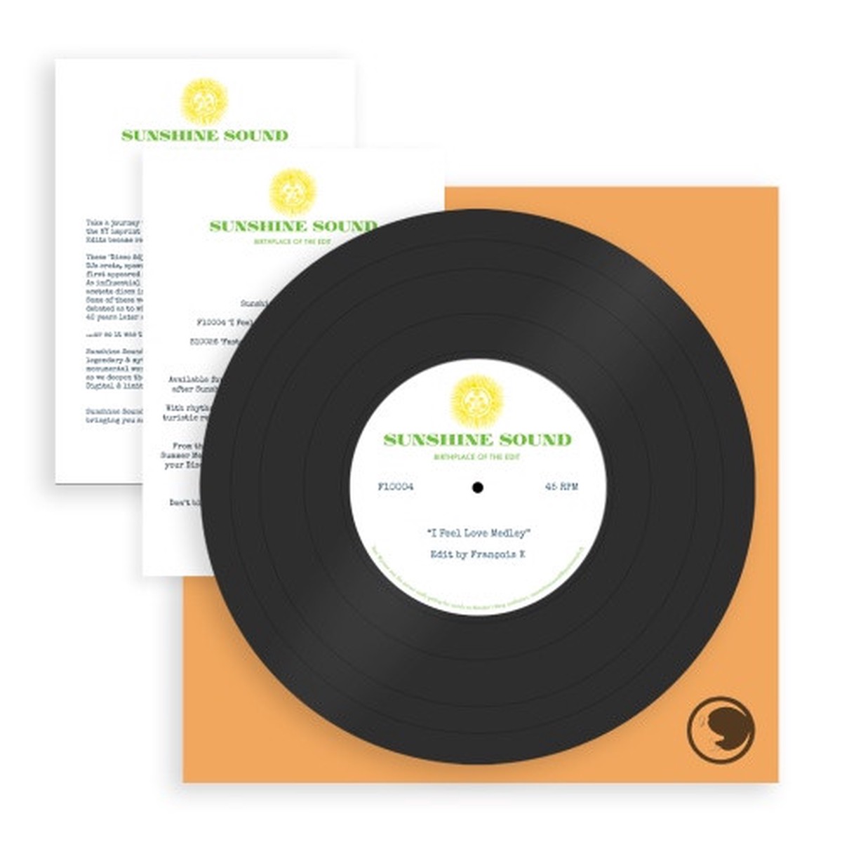 Francois K / J. Lessard – I Feel Love Medley / Faster & Faster – 10″ Vinyl