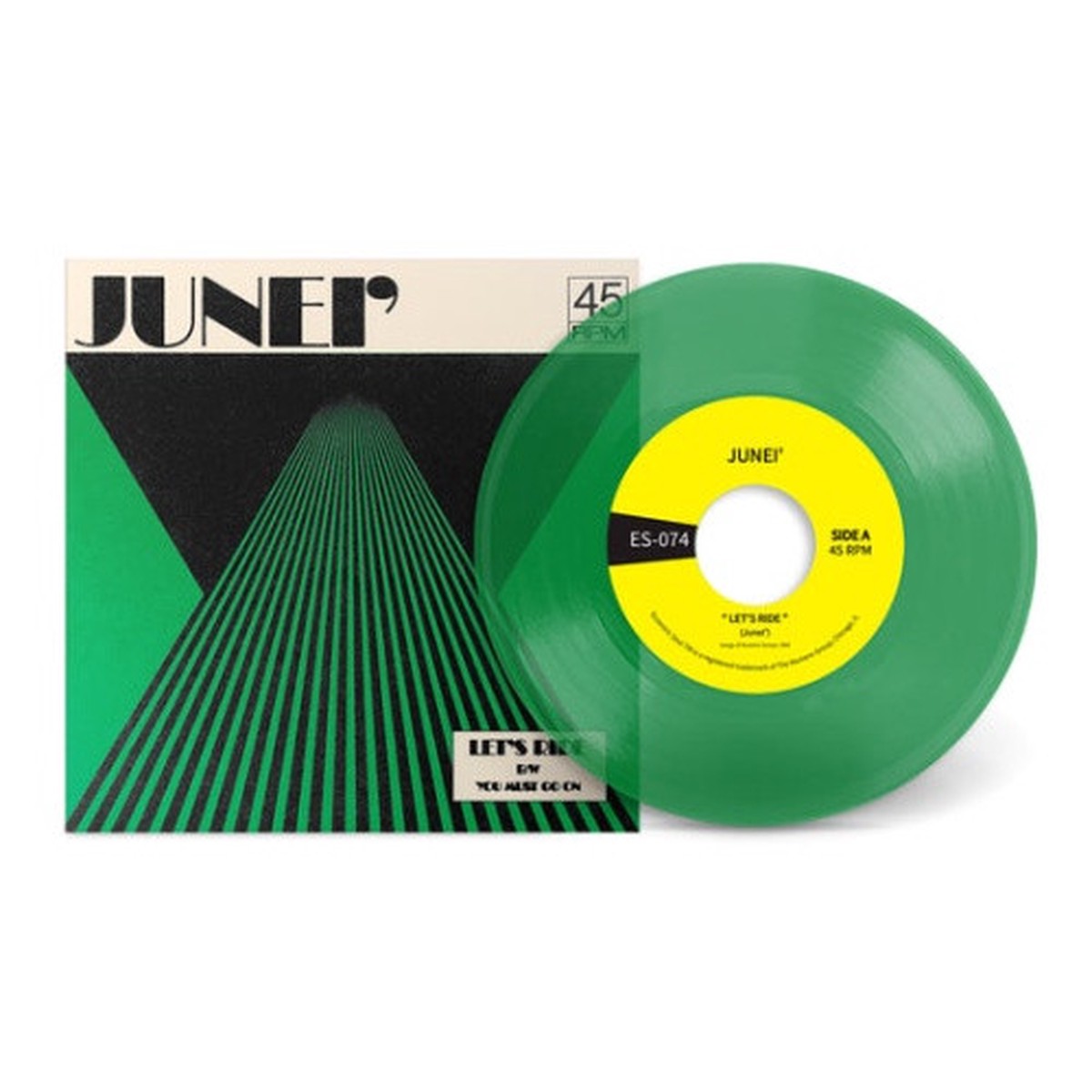 Junei’ – Let’s Ride / You Must Go On – 7″ Colored Vinyl