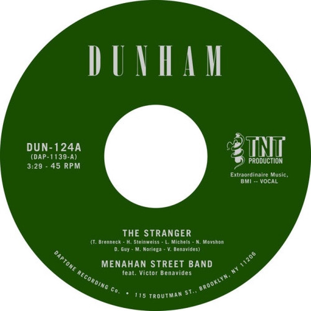 Menahan Street Band – The Stranger – 7″ Vinyl
