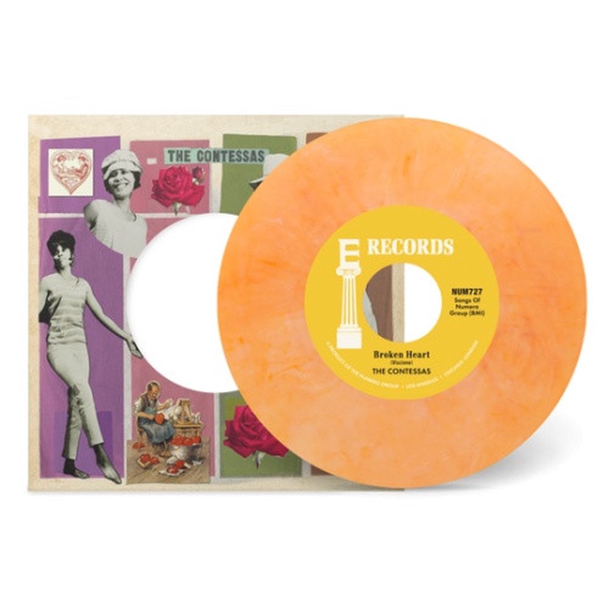 The Contessas – Broken Heart / Gimme Gimme – 7″ Colored Vinyl