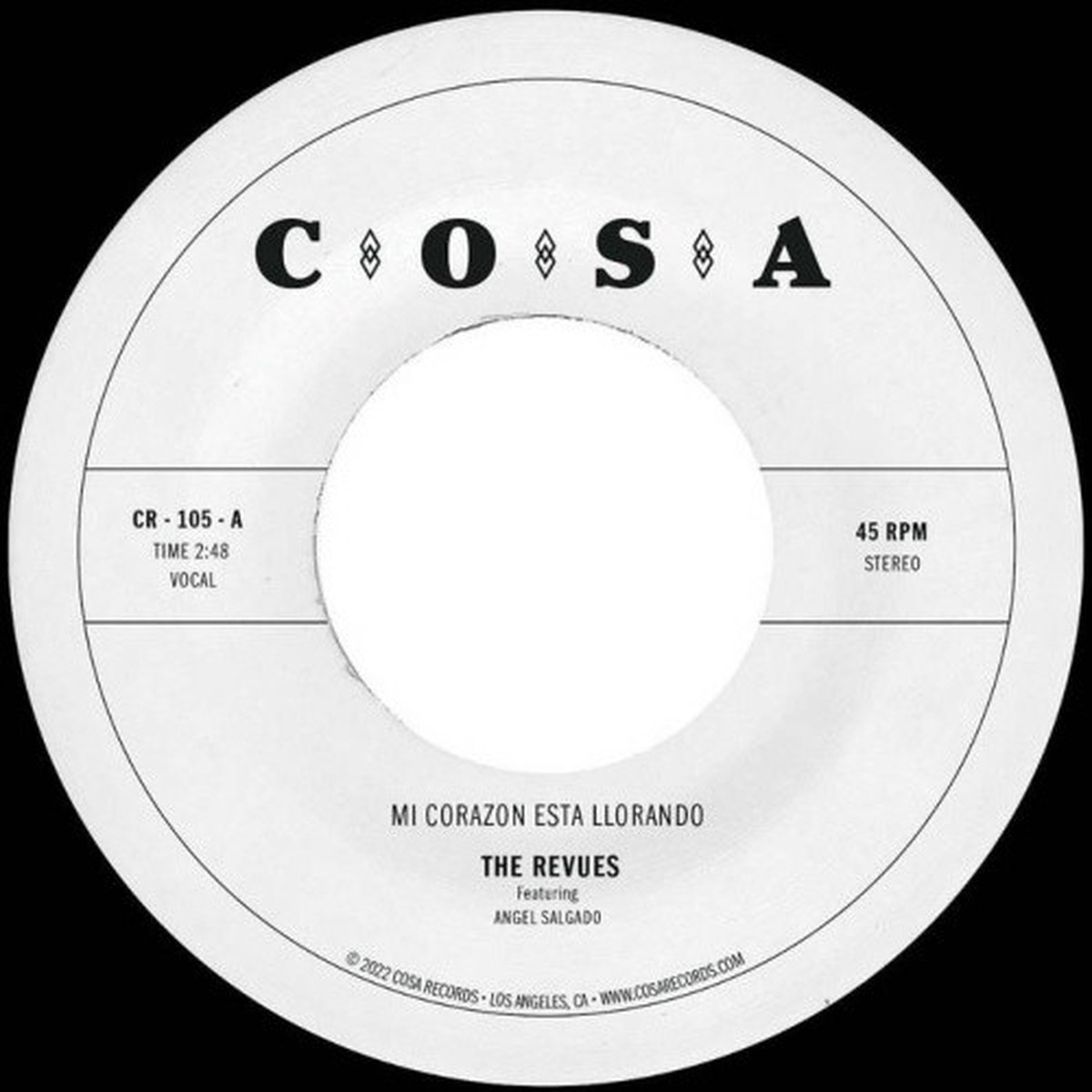 The Revues – Mi Corazon Esta Llorando – 7″ Vinyl
