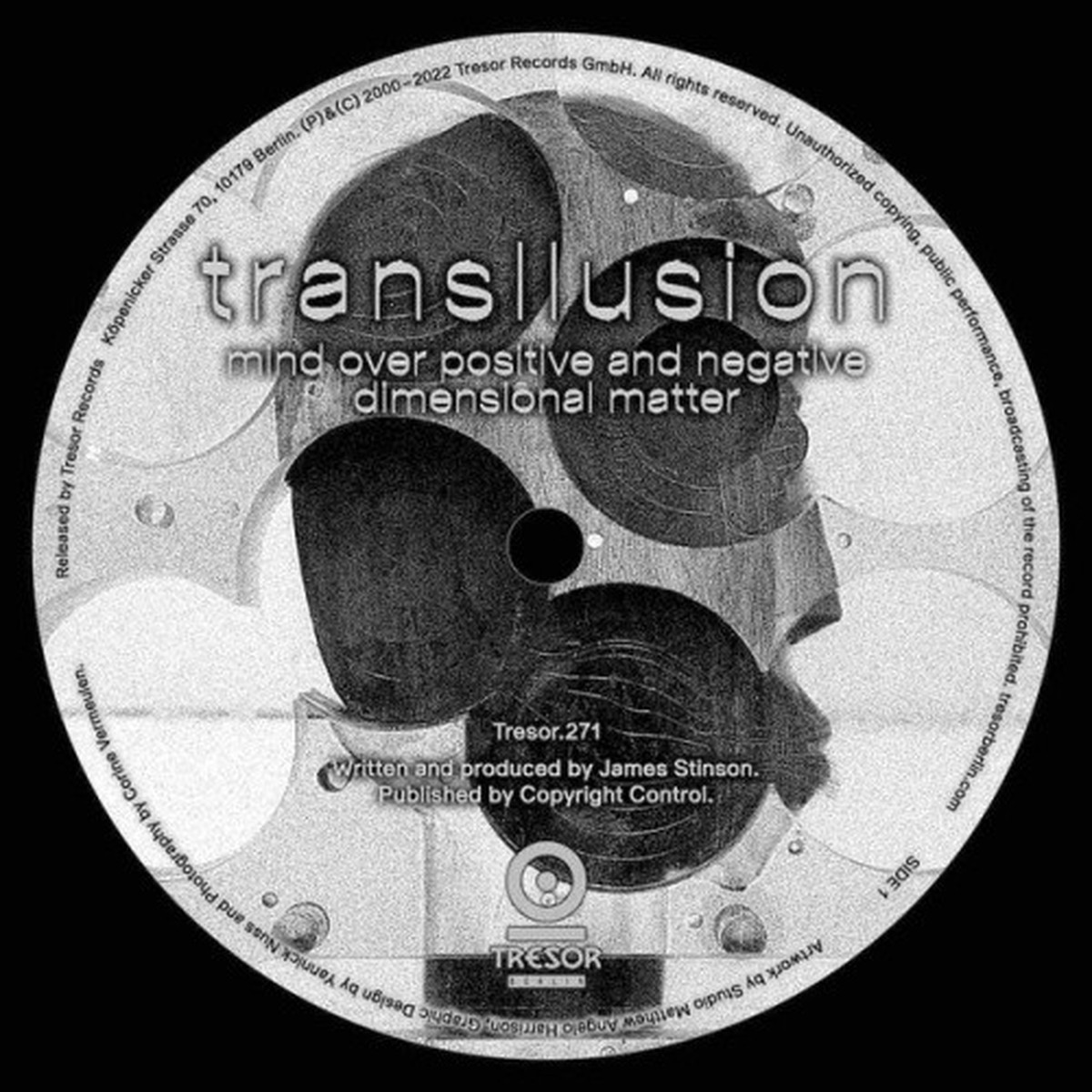Transllusion – Mind Over Positive And Negative Dimensional Matter – 12″ Vinyl