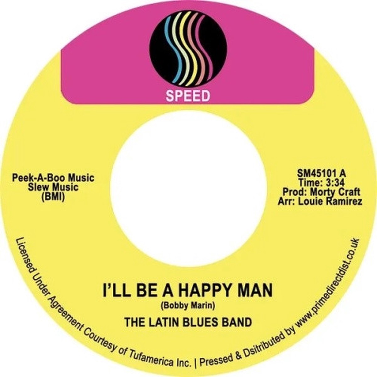 Latin Blues Band – Ill Be A Happy Man / Take A TripRSD – 7″ Vinyl