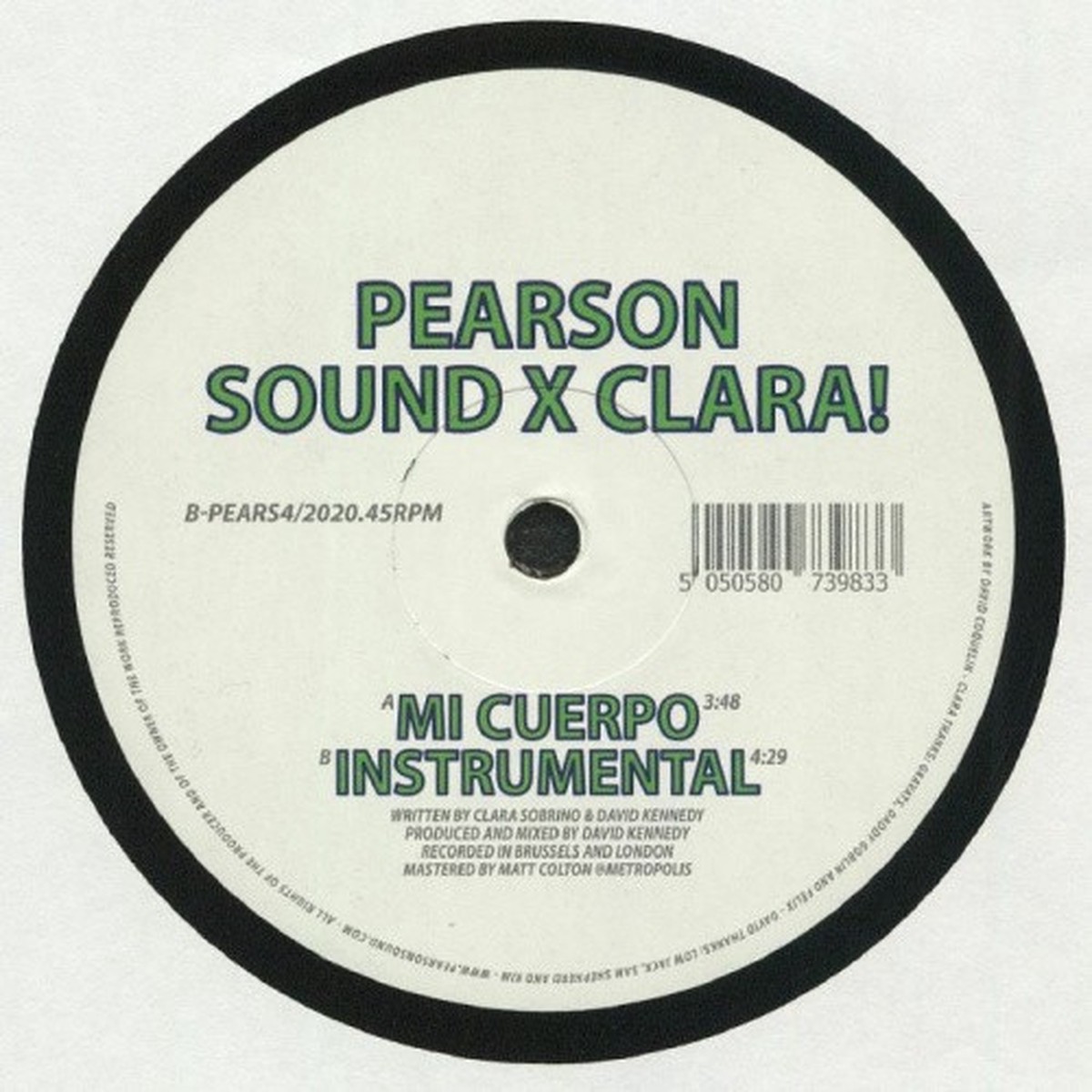 Pearson Sound X Clara! – Mi Cuerpo – 10″ Vinyl