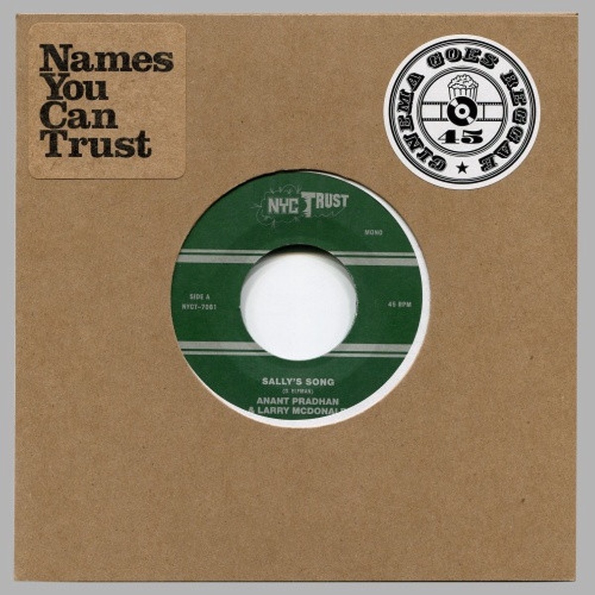 Anant Pradhan & Larry McDonald – Sally’s Song / It Had Better Be Tonight – 7″ Vinyl