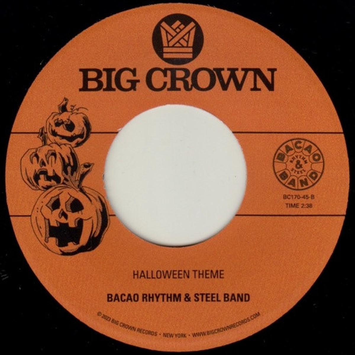 Bacao Rhythm & Steel Band – Stranger Things Theme / Halloween Theme – 7″ Vinyl