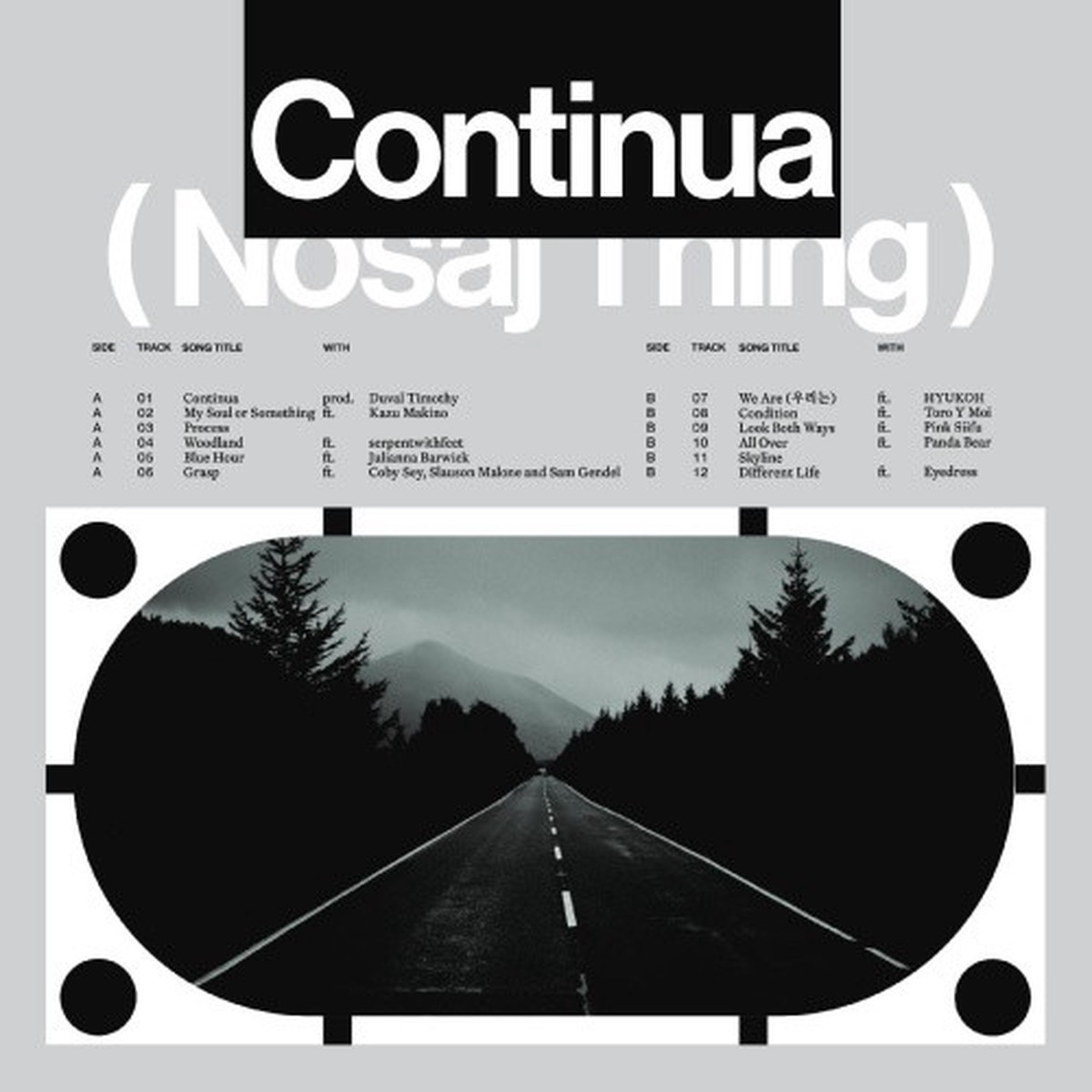 Nosaj Thing – Continua – LP Clear Vinyl