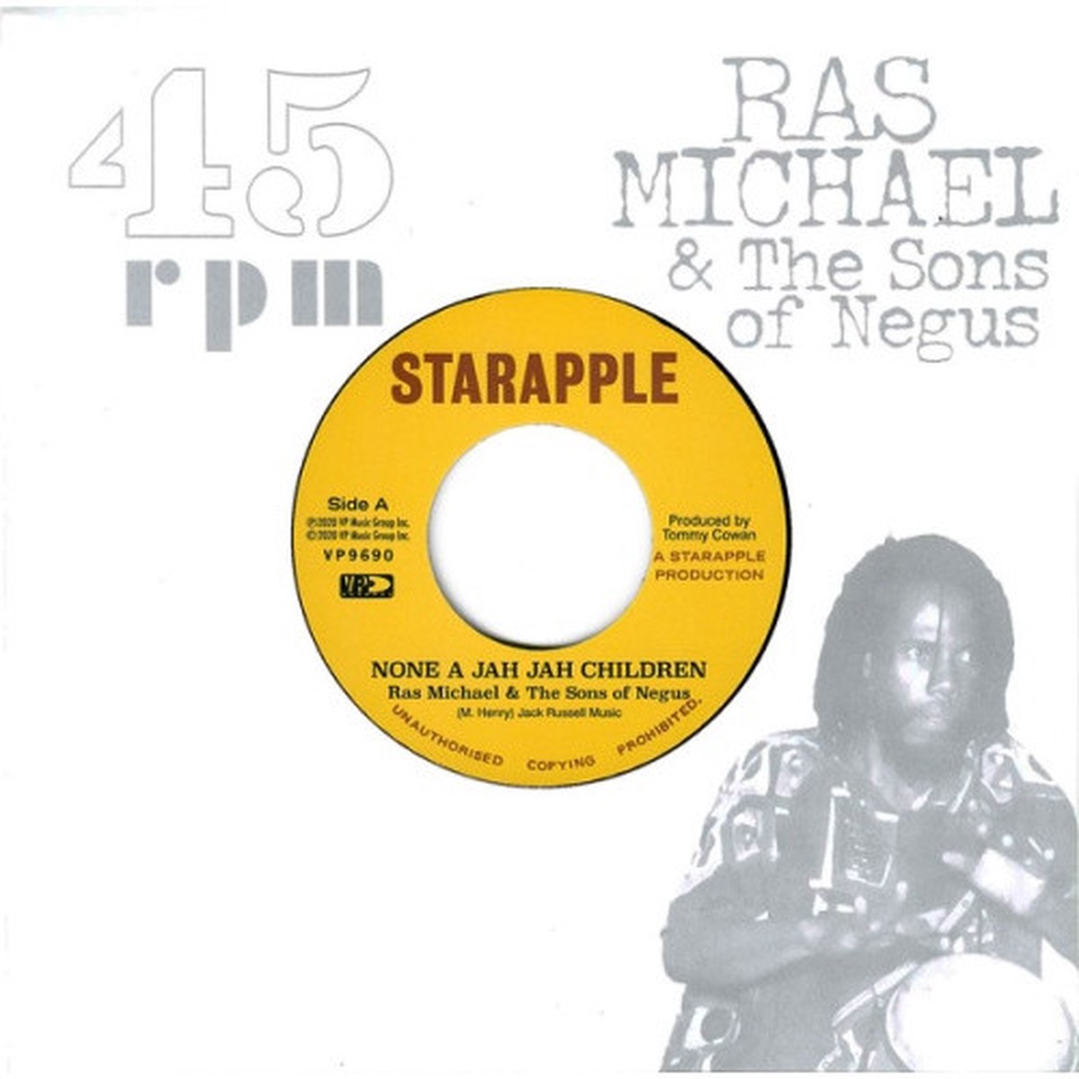 Ras Michael & The Sons Of Negus – None A Jah Jah Children – 7″ Vinyl