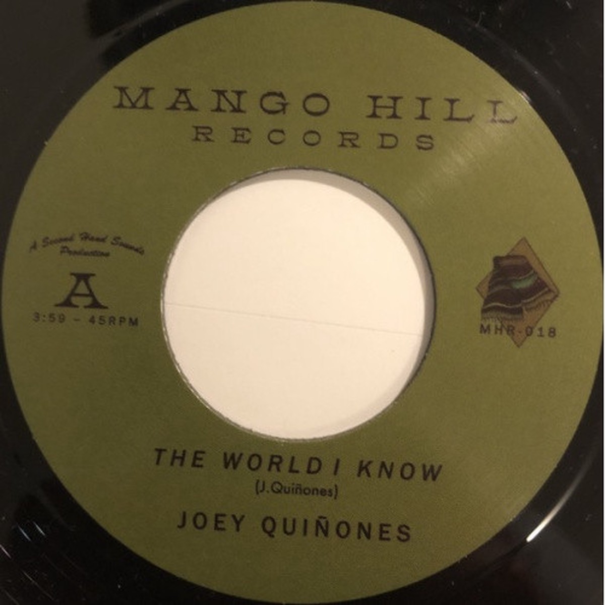 Joey Quinones – The World I Know (original version) – 7″ Vinyl