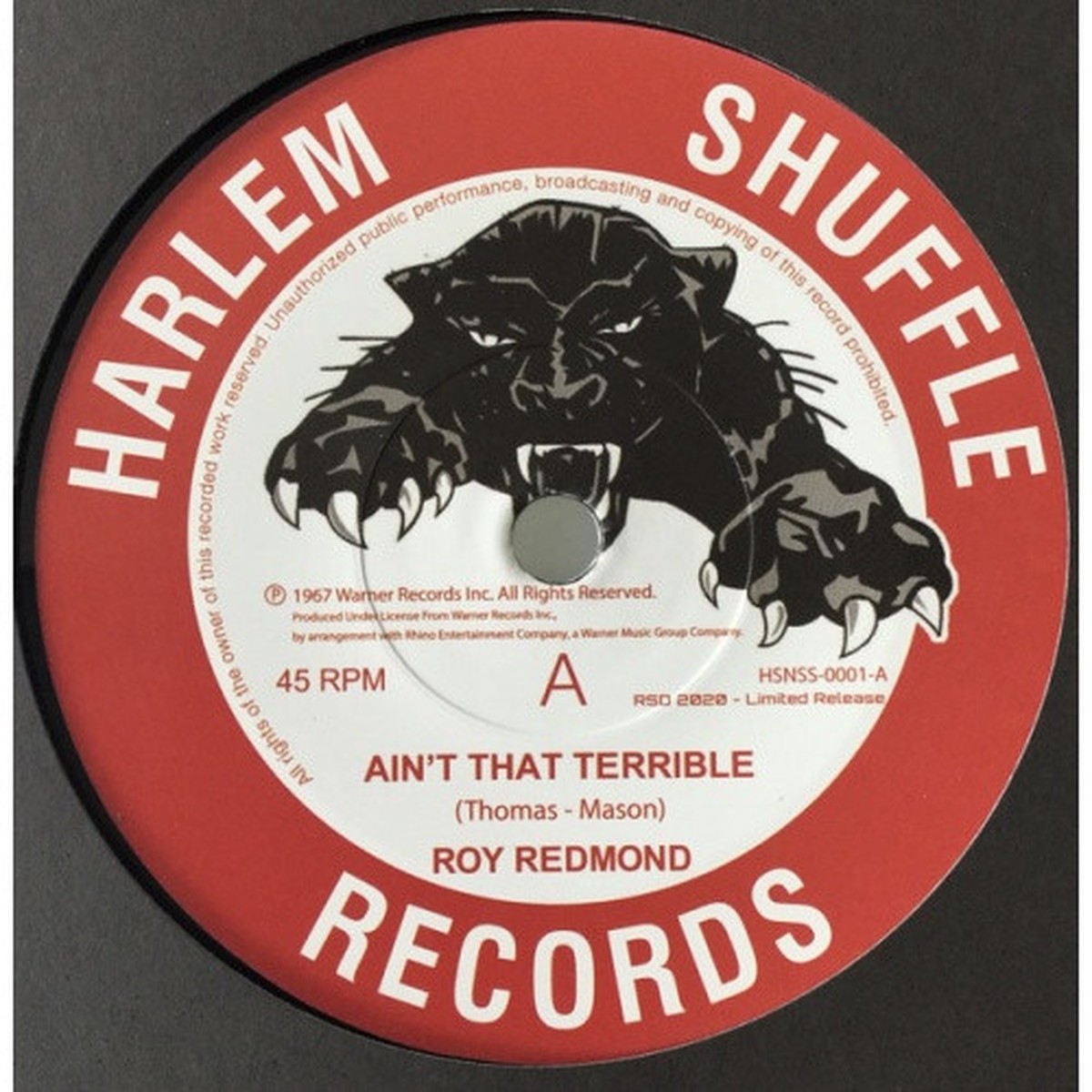 Roy Redmond – Ain’t That Terrible – 7″ Vinyl