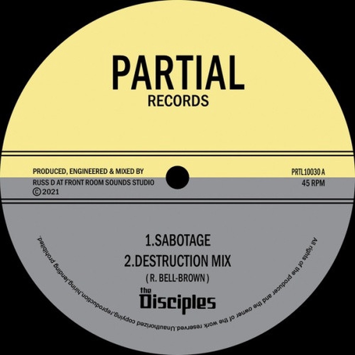 The Disciples – Sabotage / Steppers Nah Sleep – 10″ Vinyl