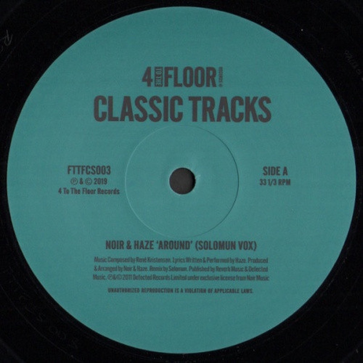 Various Artists – 4 To The Floor Classic Tracks Vol. 3 – 12″ Vinyl