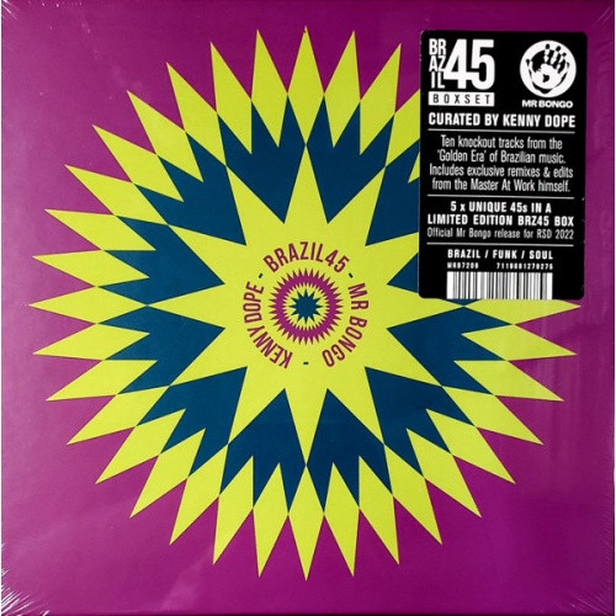Various Artists – Brazil45 Bozset Vol. 3 (Curated By Kenny Dope) RSD – 5x 7″ Vinyl Boxset