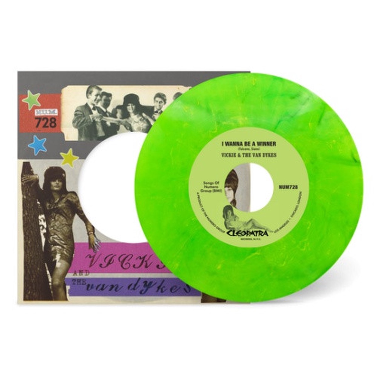 Vickie & The Van Dykes – I Wanna Be A Winner / Outcast – 7″ Colored Vinyl