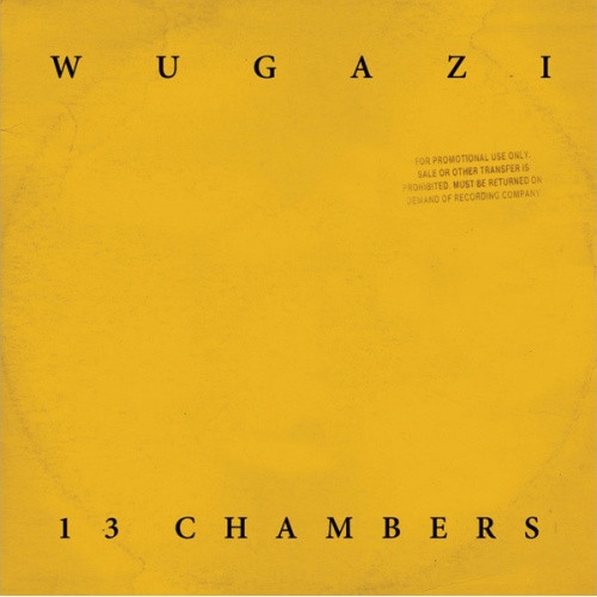 Wugazi – 13 Chambers – LP Colored Vinyl