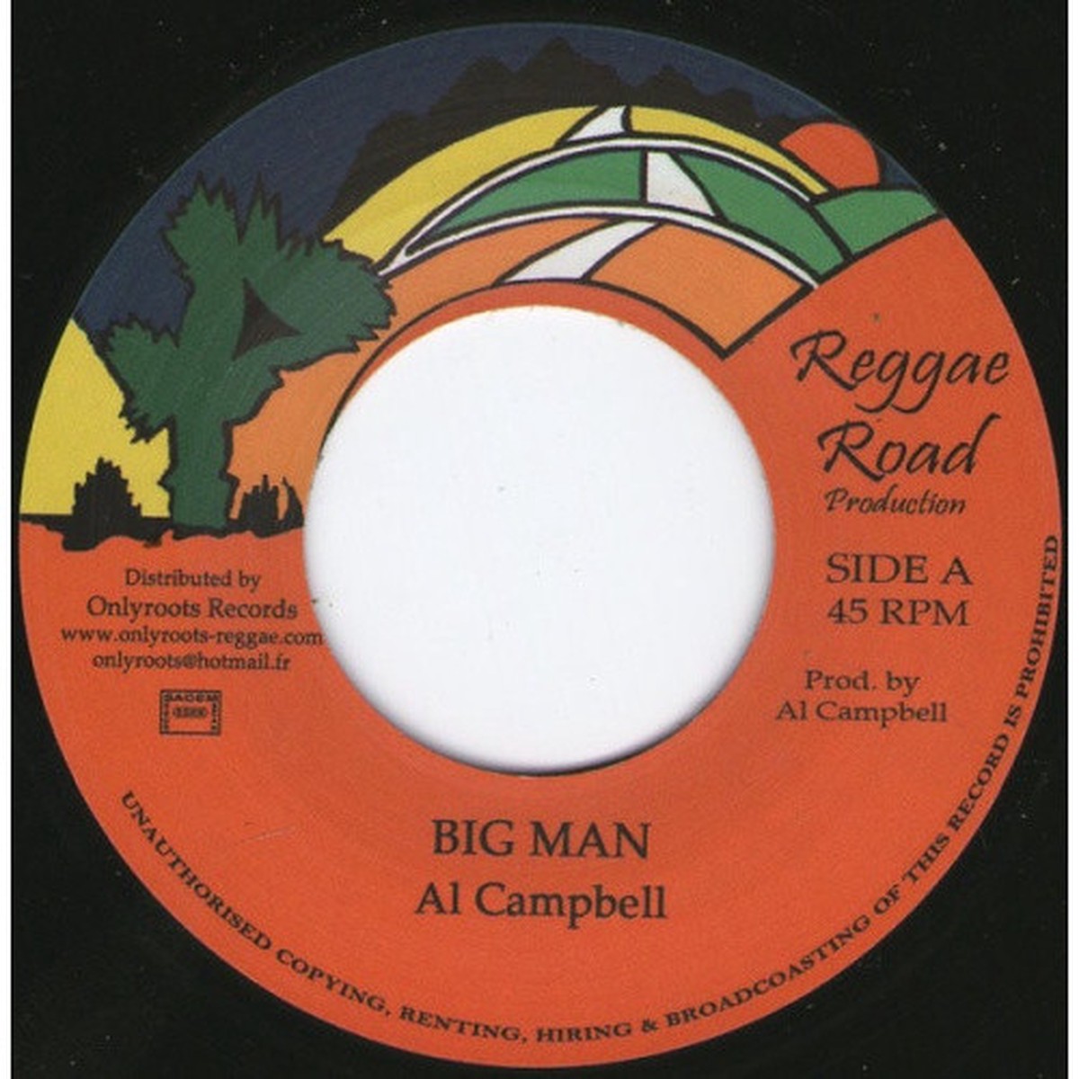 Al Campbell – Big Man – 7″ Vinyl