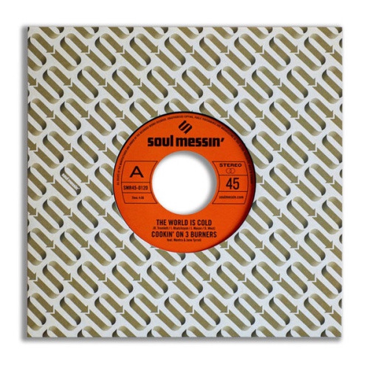 Cookin’ On 3 Burners – The World Is Cold / Ms. Fat Booty – 7″ Vinyl