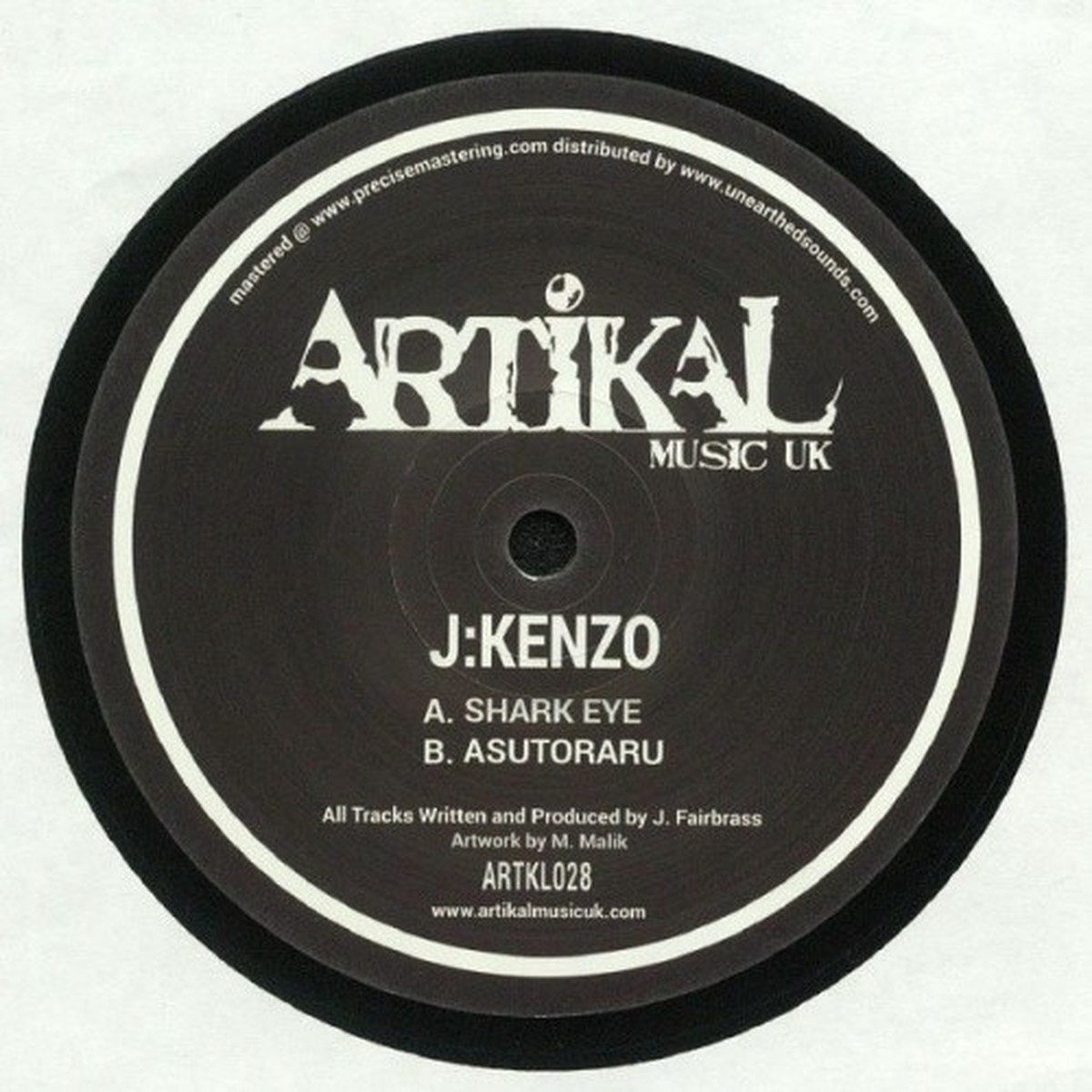 J:Kenzo – Shark Eye / Asutoraru – 12″ Vinyl
