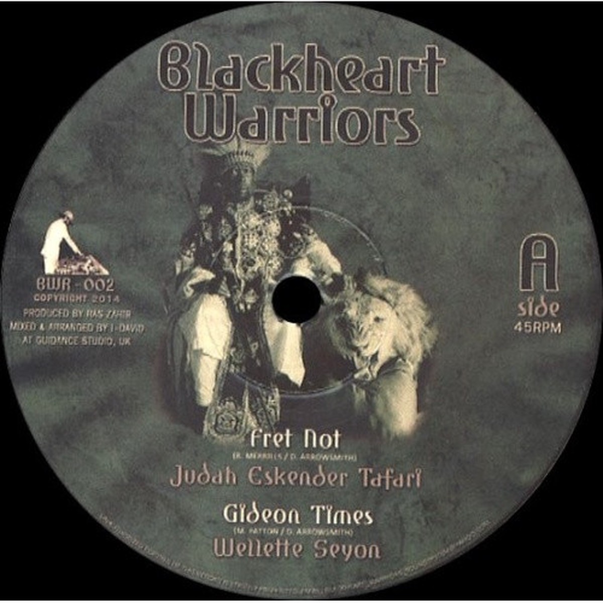 Judah Eskender Tafari / Wellette Seyon / I-David – Fret Not – 10″ Vinyl
