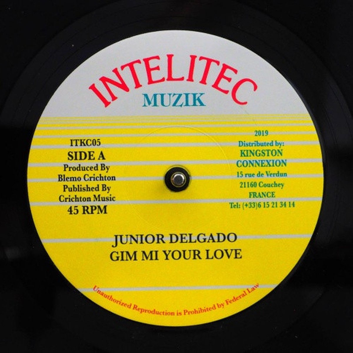 Junior Delgado – Gim Mi Your Love – 7″ Vinyl