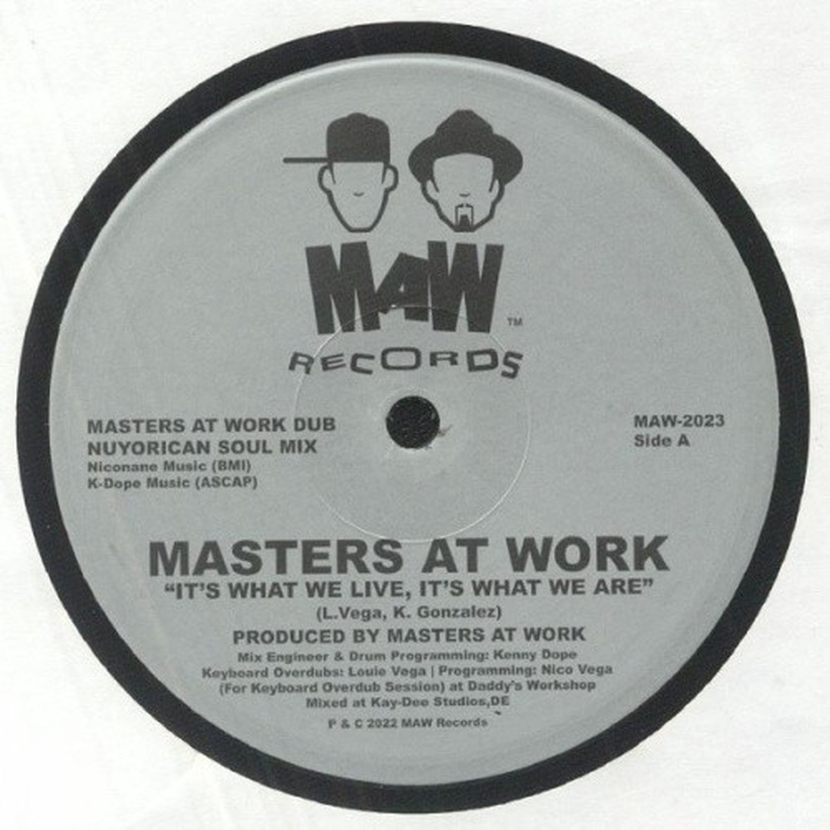 Masters At Work – It’s What We Live, It’s What We Are – 12″ Vinyl