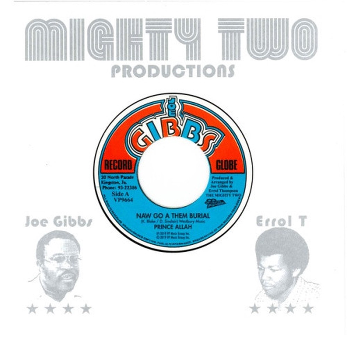 Prince Allah / Joe Gibbs – Naw Go A Them Burial / Six Foot Six – 7″ Vinyl