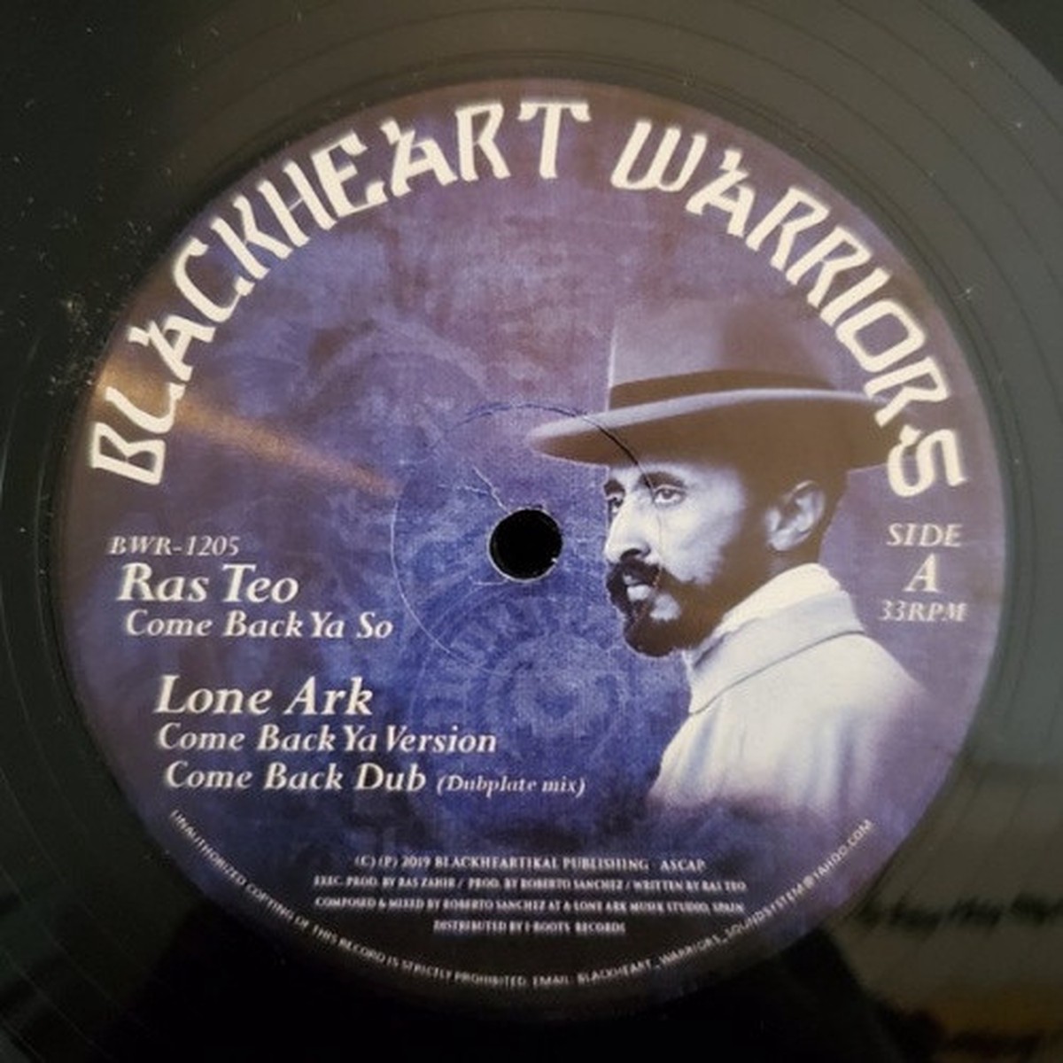 Ras Teo & Lone Ark – Come Back Ya So – 12″ Vinyl