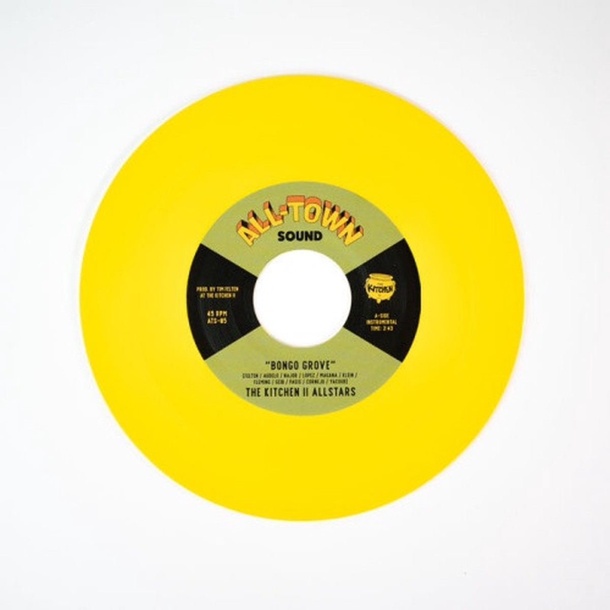 The Kitchen II Allstars – Bongo Grove / Onyeabor 80 – 7″ Colored Vinyl