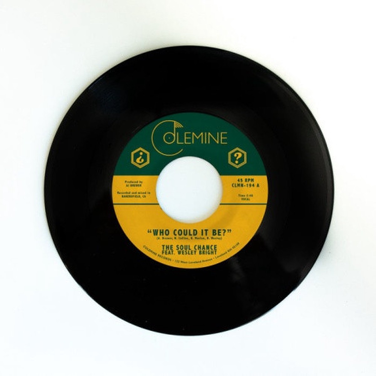 The Soul Chance & Wesley Bright – Who Could It Be? / Goodbye – 7″ Vinyl