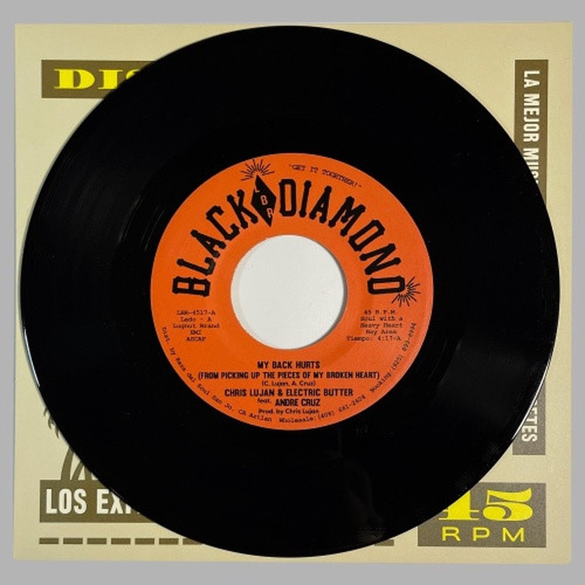 Chris Lujan – My Back Hurts / Somewhere Else – 7″ Vinyl