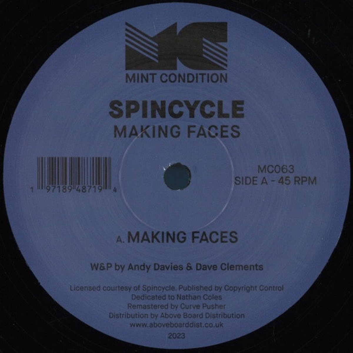 Spincycle – Making Faces – 12″ Vinyl