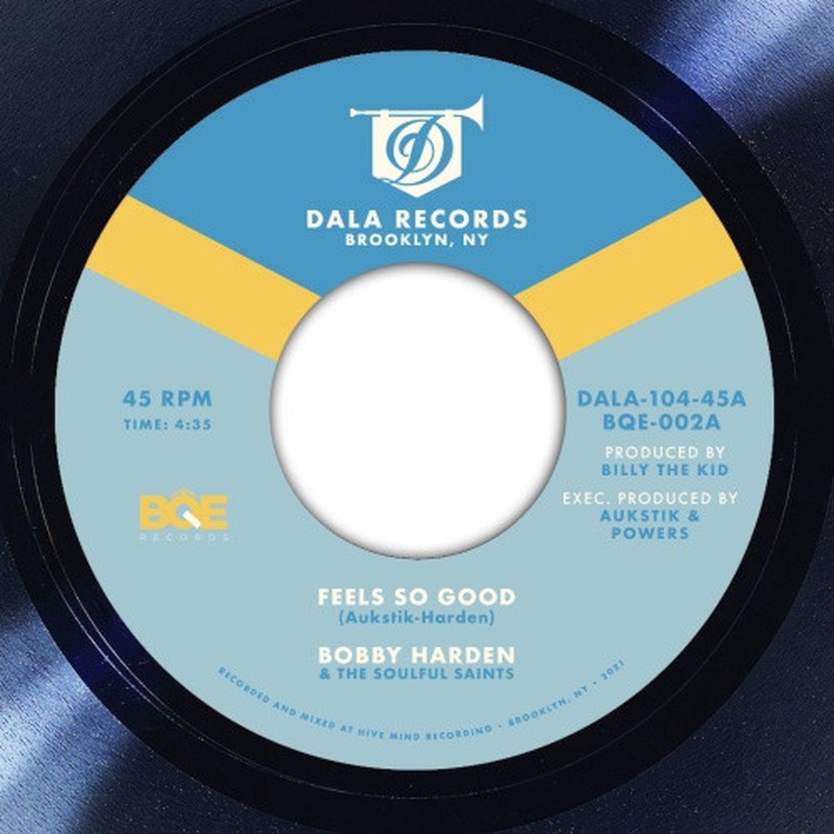 Bobby Harden & The Soulful Saints – Feels So Good – 7″ Vinyl