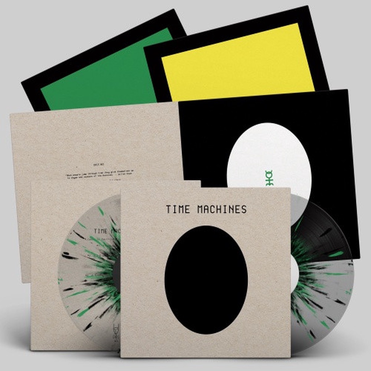 Coil – Time Machines – 2x LP Clear Splatter Vinyl