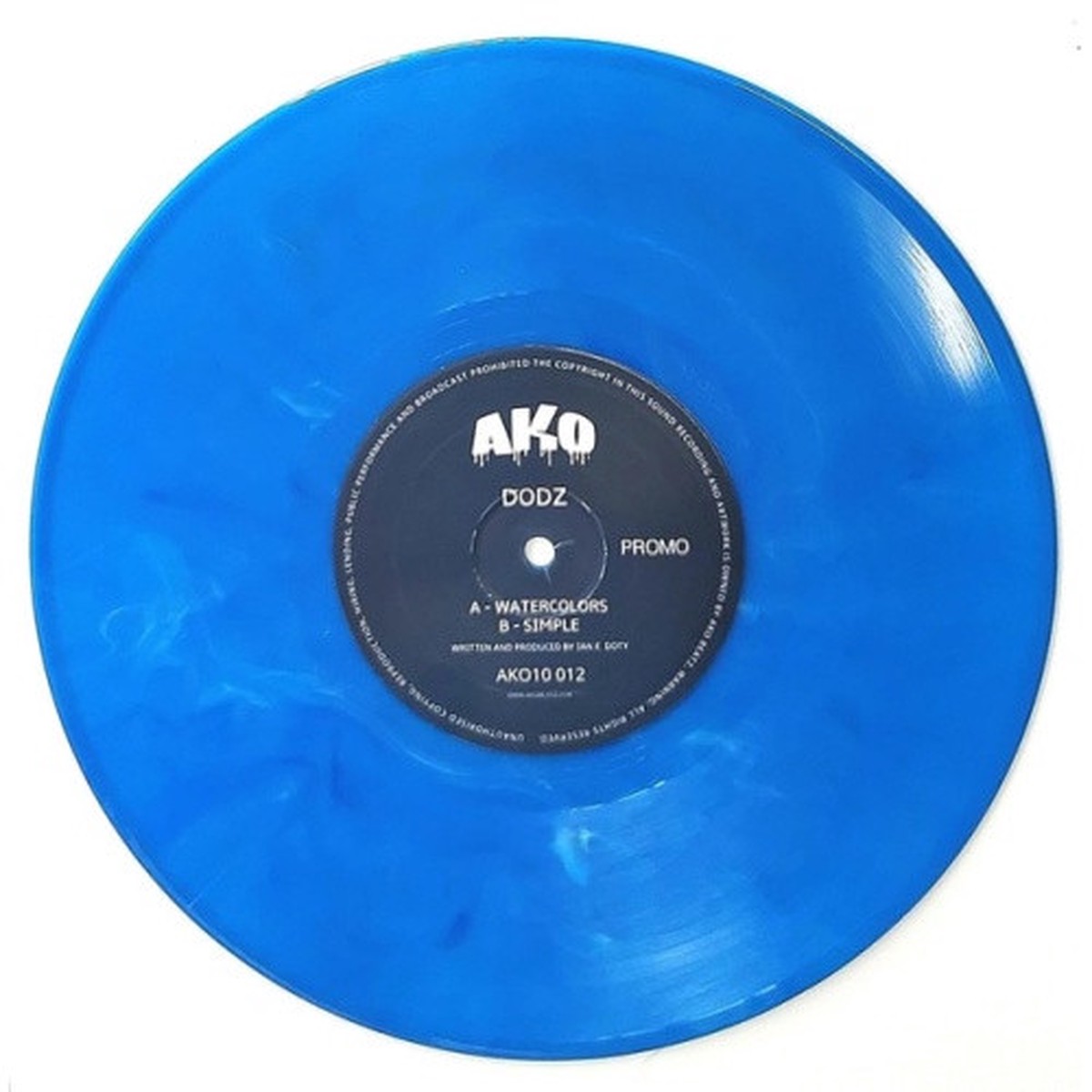 Dodz – Watercolors / Simple – 10″ Colored Vinyl